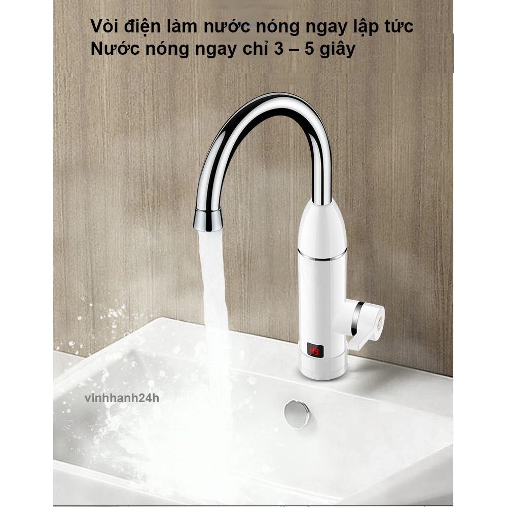 Máy nước nóng lạnh tiện ích lắp đặt tại vòi loại gắn chậu Lavabo, dùng cho nhà bếp, phòng tắm