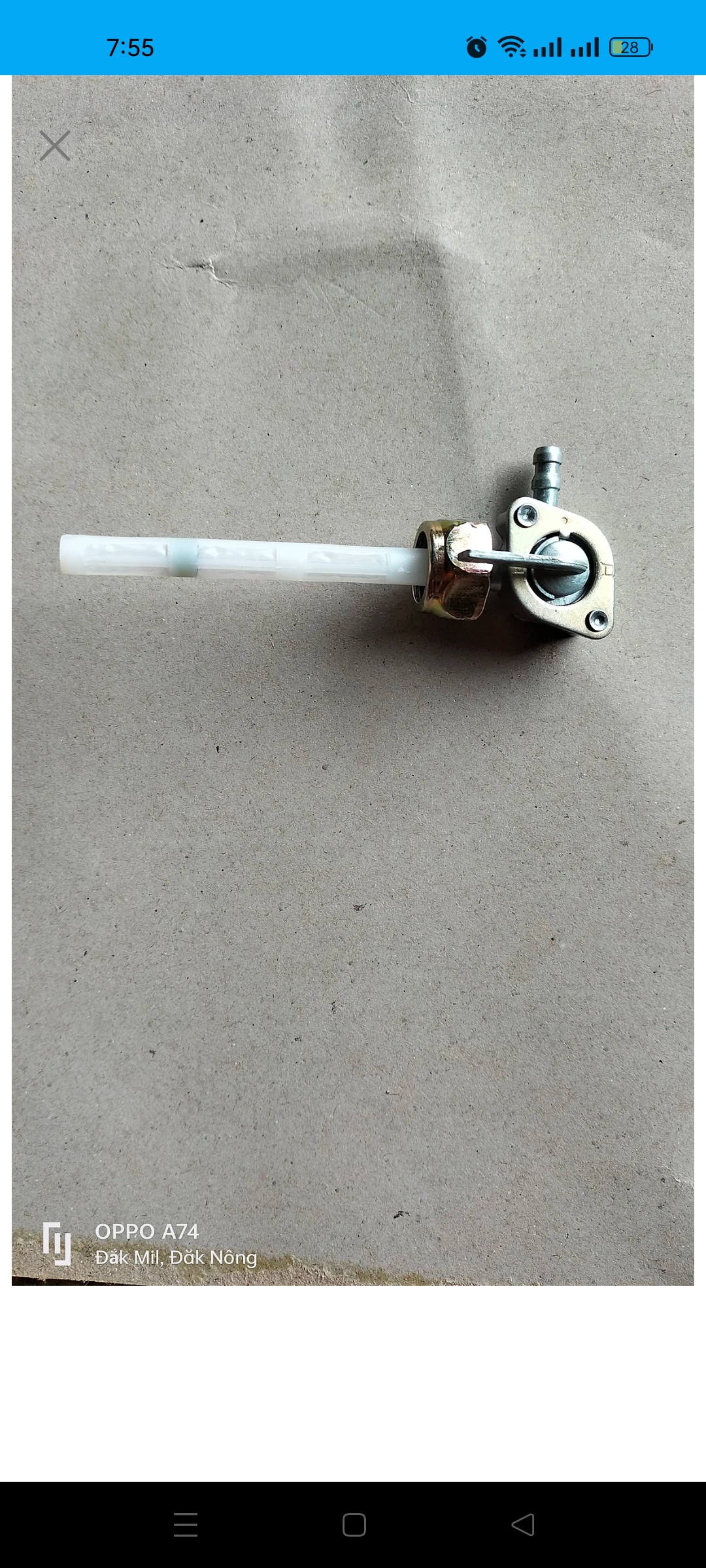 Khóa xăng máy phát điện