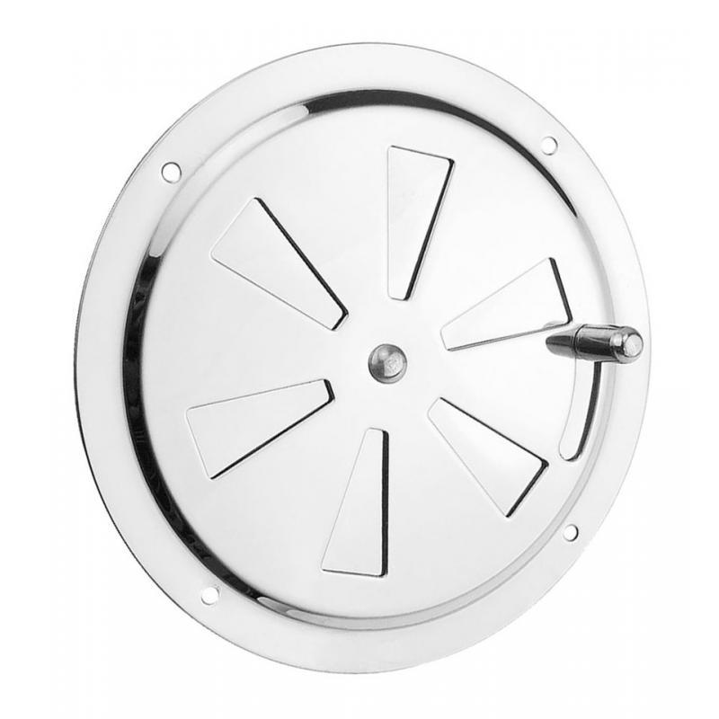 Lưới Tản Nhiệt 128mm Air Vent Louver Vỏ Có Thể điều Chỉnh ống Xả Bằng Thép Không Gỉ