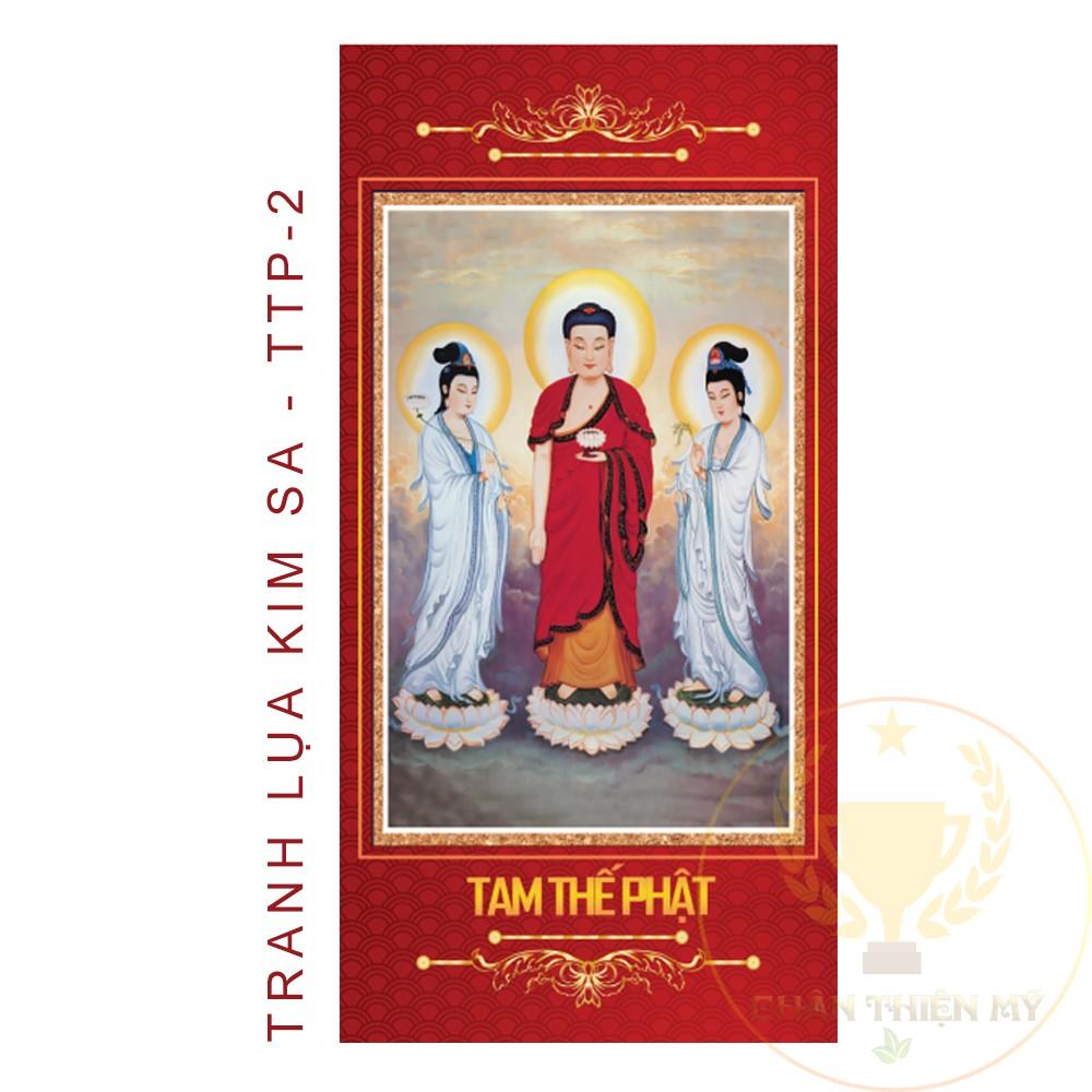 Tranh Kim Sa Tam Thế Phật