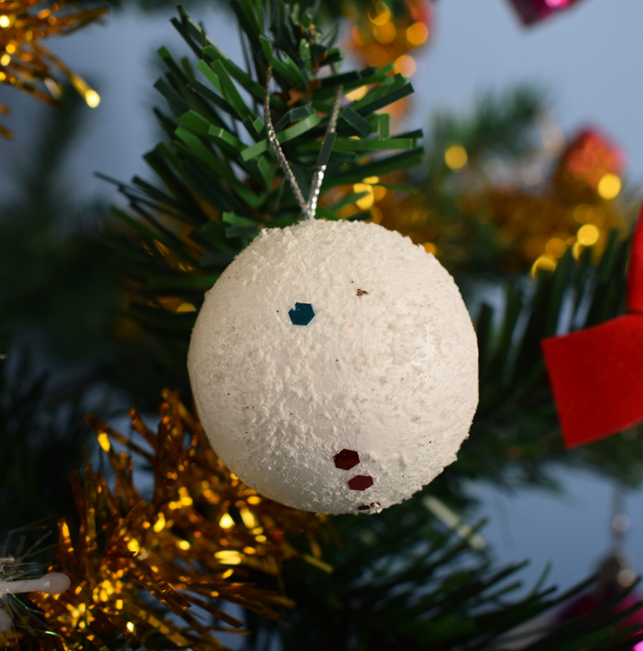 Set 6 Quả Cầu Tuyết Mẫu A43 Phụ Kiện Trang Trí Cây Thông Giáng Sinh Trang Trí Noel