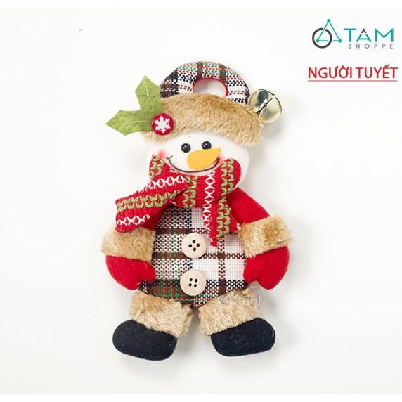 Phụ kiện treo Noel vải Vintage 2 nút X-PKTCT-45