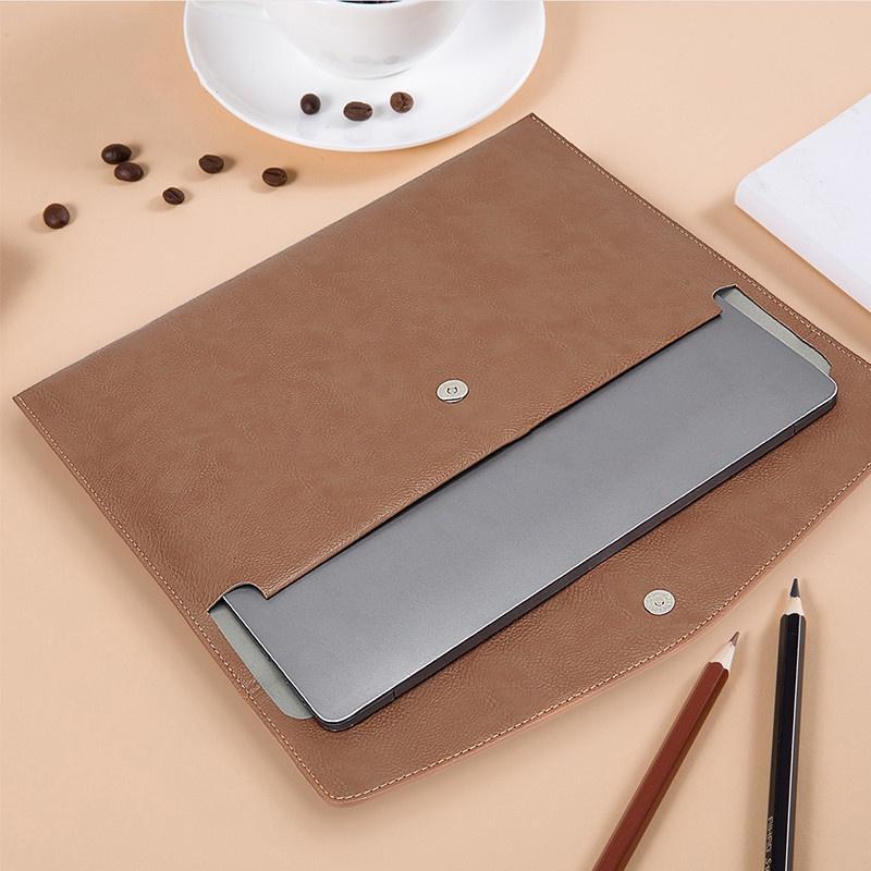 Túi Da PU Đựng Laptop 13-14 inch Cho MacBook Air M1 13.3 A1932 A2337/Pro 13.3/Pro 14 2021 MacBook Pro 14 2021 A2442