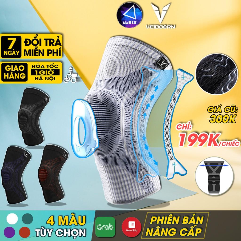Bó gối thể thao VEIDOORN đai trợ lực bảo vệ đầu gối dùng trong bóng đá, bóng chuyền - AMBERVIETNAM