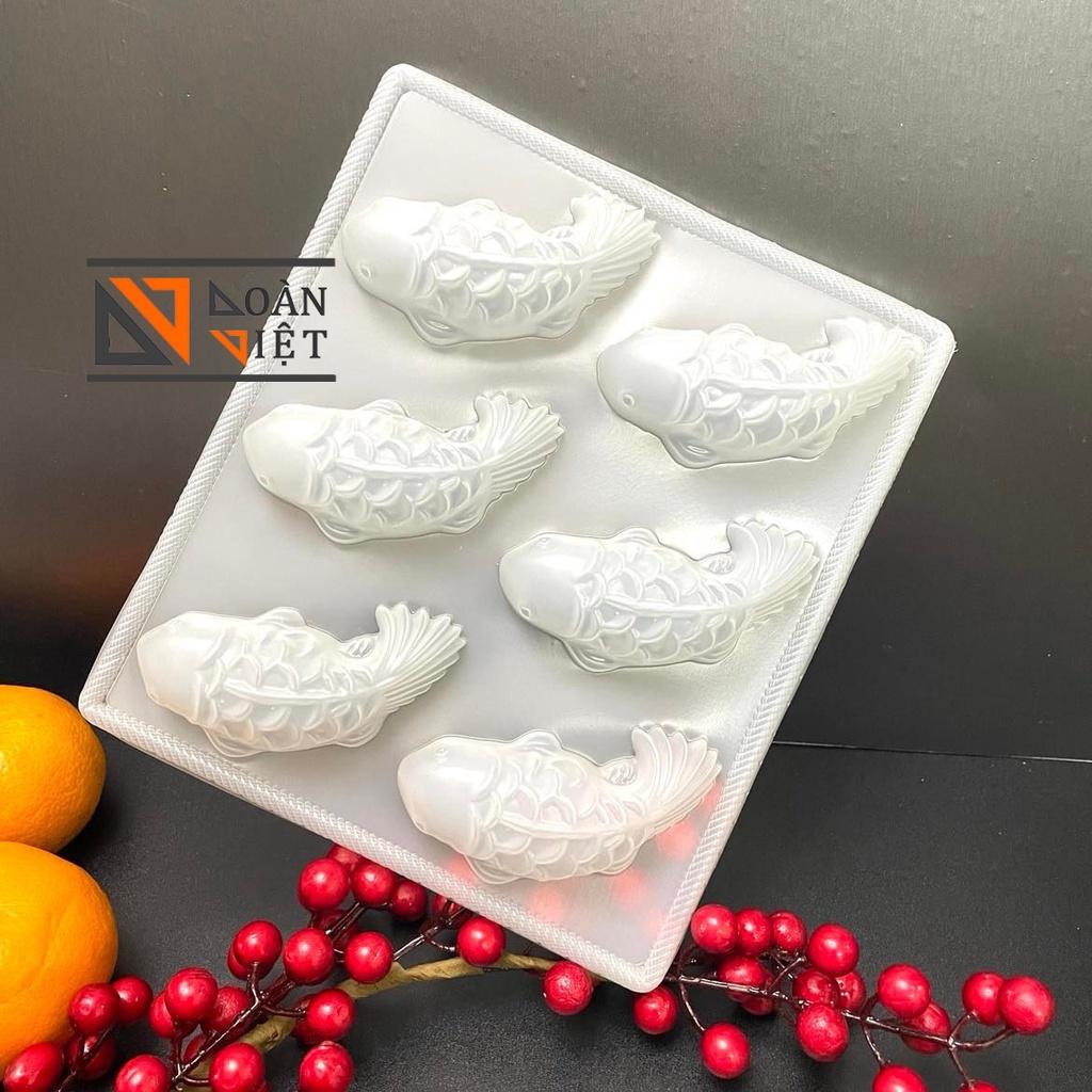 Khuôn RAU CÂU, NHẤN XÔI, BÁNH TỔ 6 cá….. Hình cá chép siêu sắc nét - Trang trí MÂM CÚNG ÔNG TÁO, NGÀY TẾT