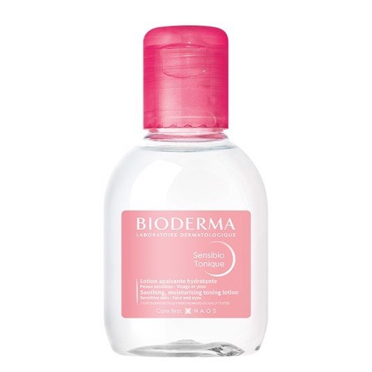 Dung Dịch Cân Bằng Dưỡng Ẩm Bioderma Sensibio Tonique 100ml + Tặng Kèm Gương Hai Mặt Màu Ngẫu Nhiên