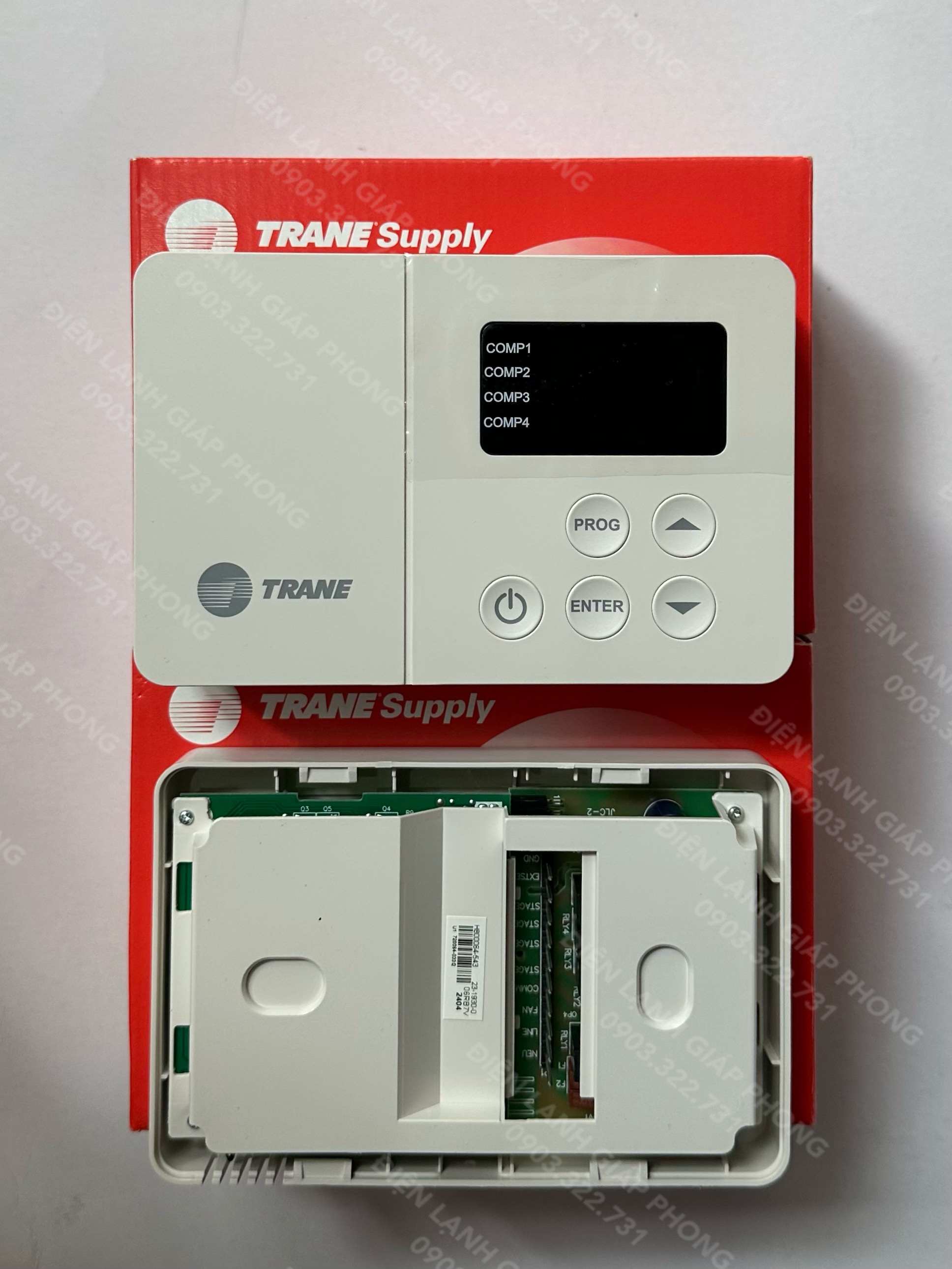 Thermostat (Bộ điều nhiệt) điều khiển Trane LCD 4 comp ITN23-1930-0 P/N 024-0495-060  - Hàng chính hãng