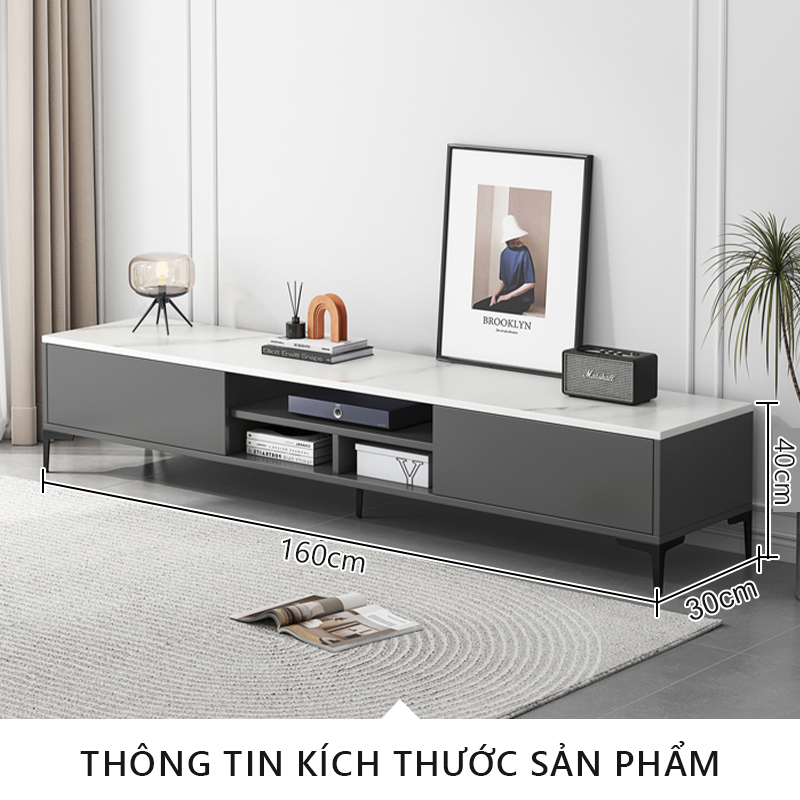 Kệ tivi để sàn cao cấp phong cách hiện đại nhãn hiệu IGA- GP297