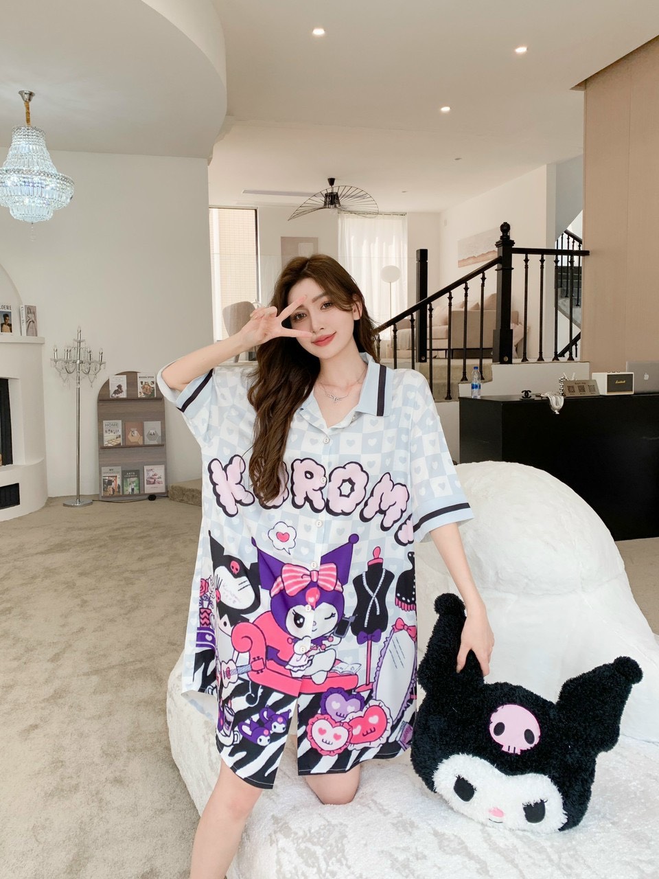Váy Ngủ Sơmi Nơ To Đáng Yêu - B.Lingerie