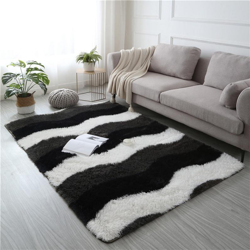 Thảm lông mềm chống trượt trang trí nhà cửa