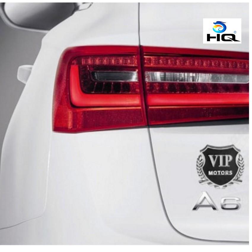 Logo trang tri xe,Lô Gô VIP Motor Gắn Xe Ô Tô  206277-2