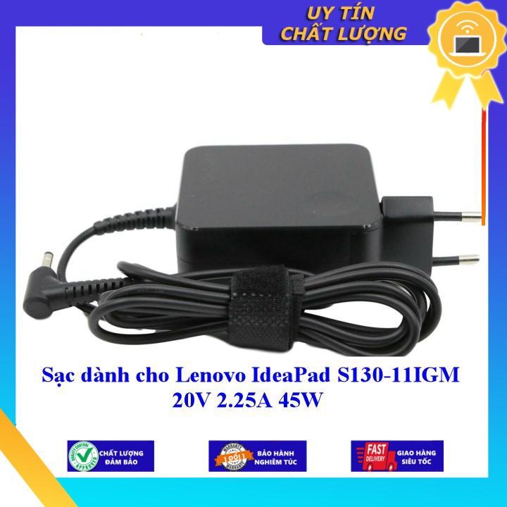 Sạc dùng cho Lenovo IdeaPad S130-11IGM 20V 2.25A 45W - Hàng Nhập Khẩu New Seal