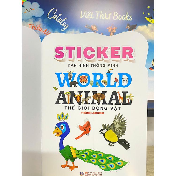 Sách Sticker -Thế giới động vật