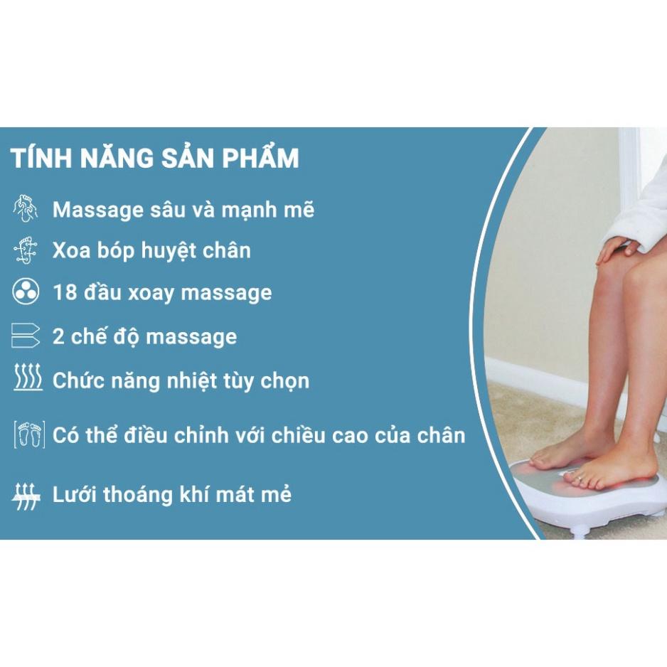 Máy Massage Chân Khô Beurer FM60- Hỗ Trợ Lưu Thông Khí Huyết, Giảm Mùi Hôi, Chất Liệu ABS An Toàn