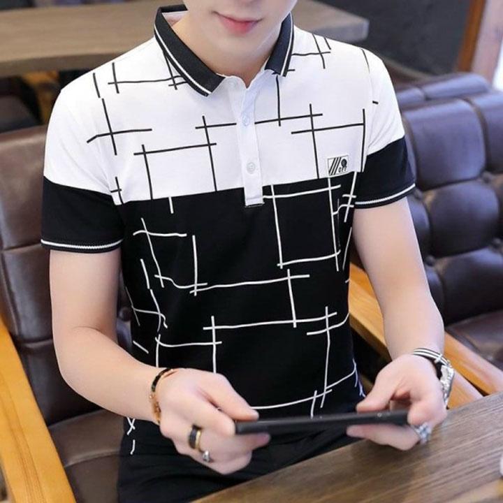 Áo thun nam có cổ polo tay ngắn vải thun poly chống nhăn mẫu đẹp 2023 Skymen fashion - ATN4701