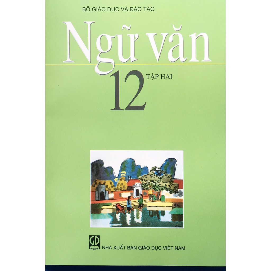 Sách - Ngữ văn 12 tập hai và 2 tập giấy kiểm tra kẻ ngang (6 tờ đôi)