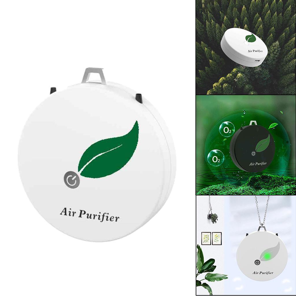 Portable Wearable Necklace Air Purifier Negative Ion Generator