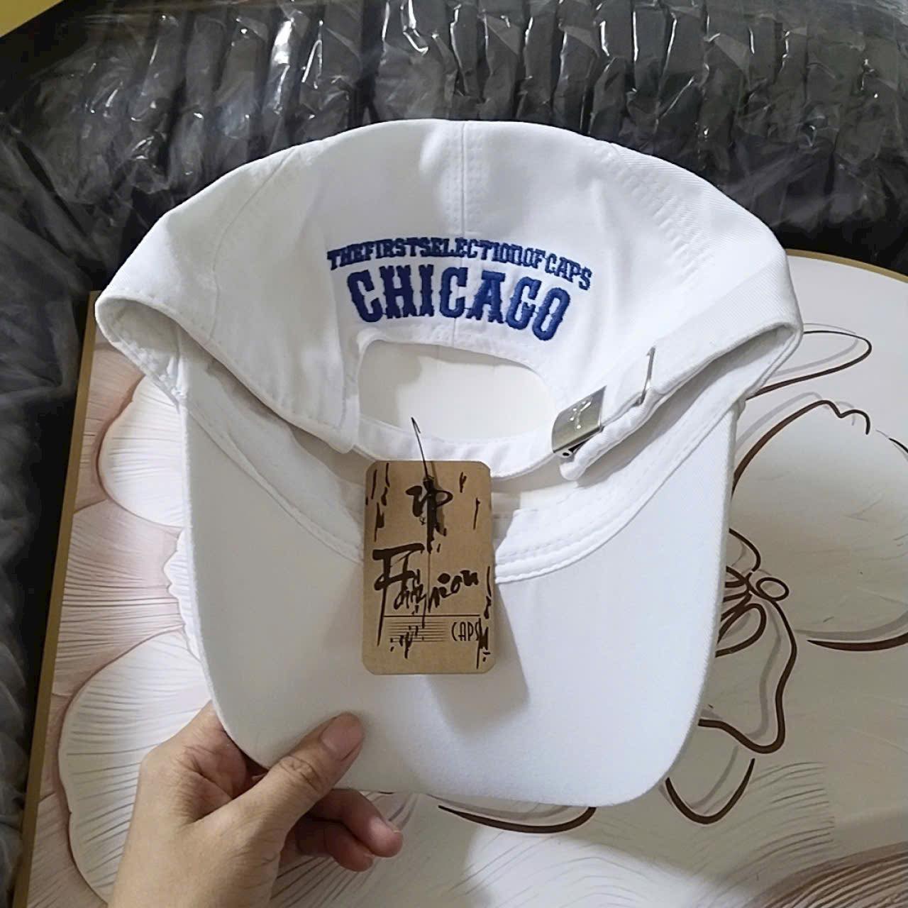 Nón kết, mũ lưỡi trai Chicago phối vải kaki form chuẩn siêu đẹp (Ảnh thật)