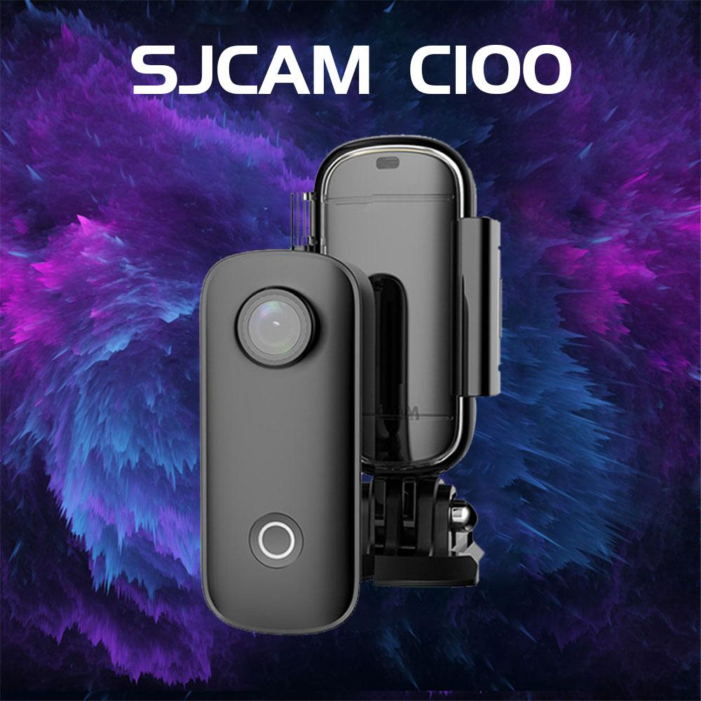 SJCAM C100plus Thumb Camera Mini 1080p30fps / 4K30fps H.265 12MP 2.4G Máy ảnh hành động thể thao chống thấm nước WiFi