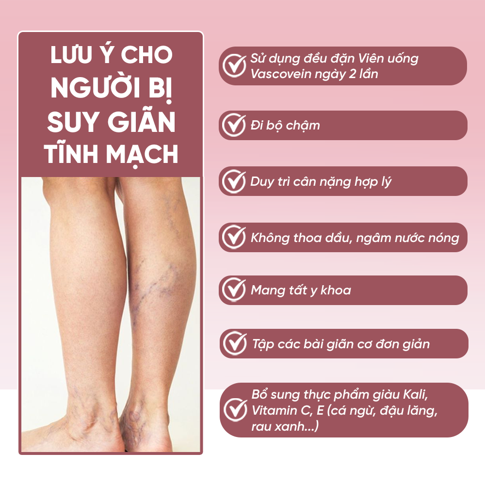 Liệu Trình Cải Thiện Suy Giãn Tĩnh Mạch Vascovein Giảm Đau Và Làm Mờ Gân Xanh Do Suy Giãn Tĩnh Mạch (3 Hộp Viên Uống + 1 Tuýp Kem)