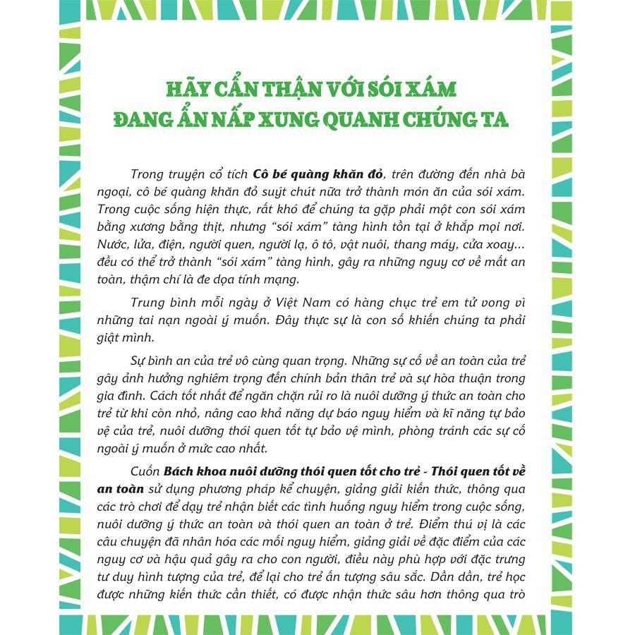 Bách Khoa Nuôi Dưỡng Thói Quen Tốt Cho Trẻ - Thói Quen Tốt Về An Toàn - Bản Quyền