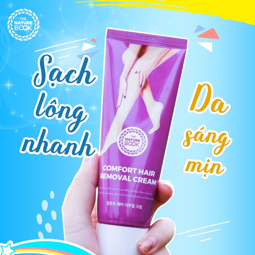 Kem Tẩy Lông The Nature Book Comfort Hair Removal Cream 100ml