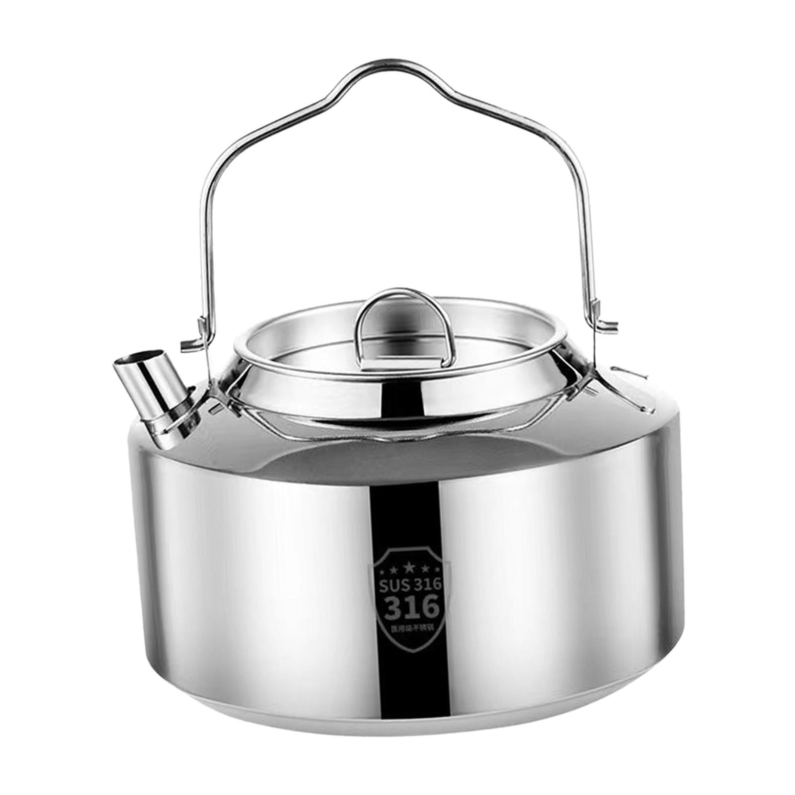 Camping Water Kettle Coffee Pot Mountaineering Camp Hiking Travel Tea Kettle