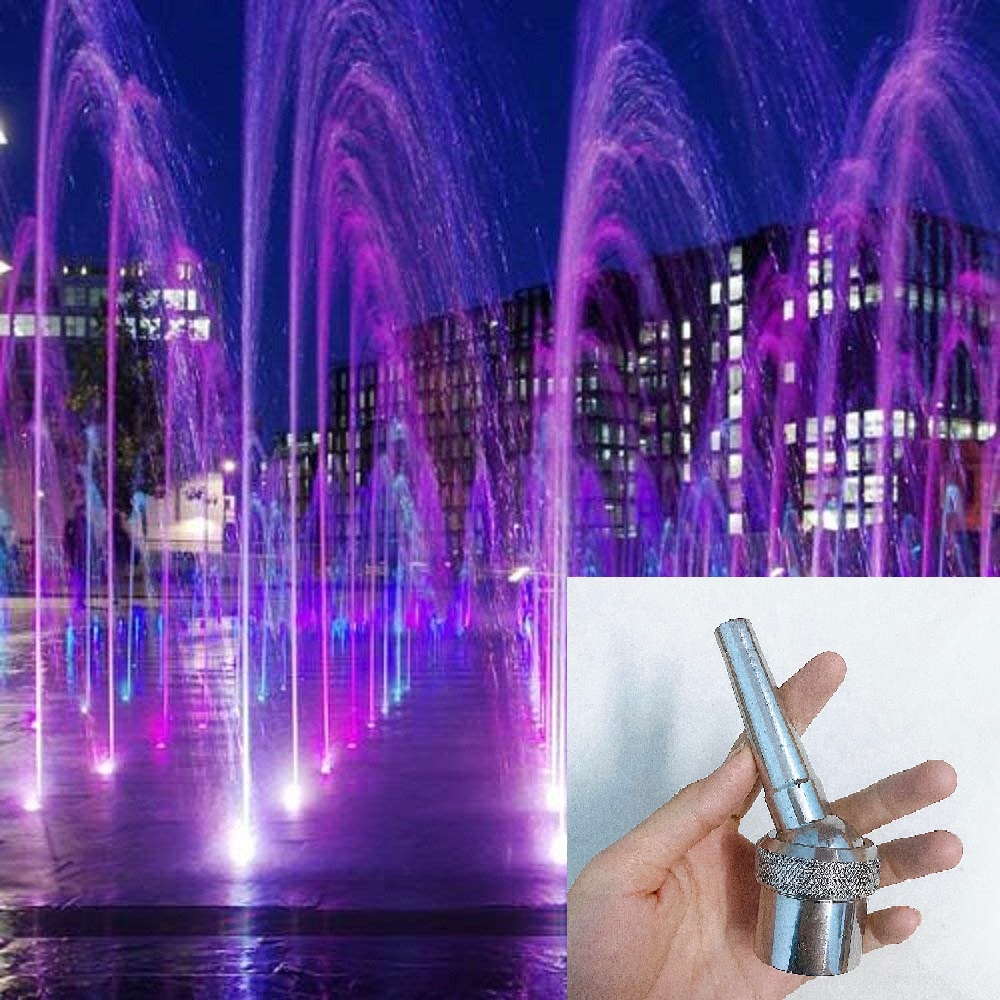 ĐẦU PHUN HÌNH TIA NƯỚC PHI 34MM INOX