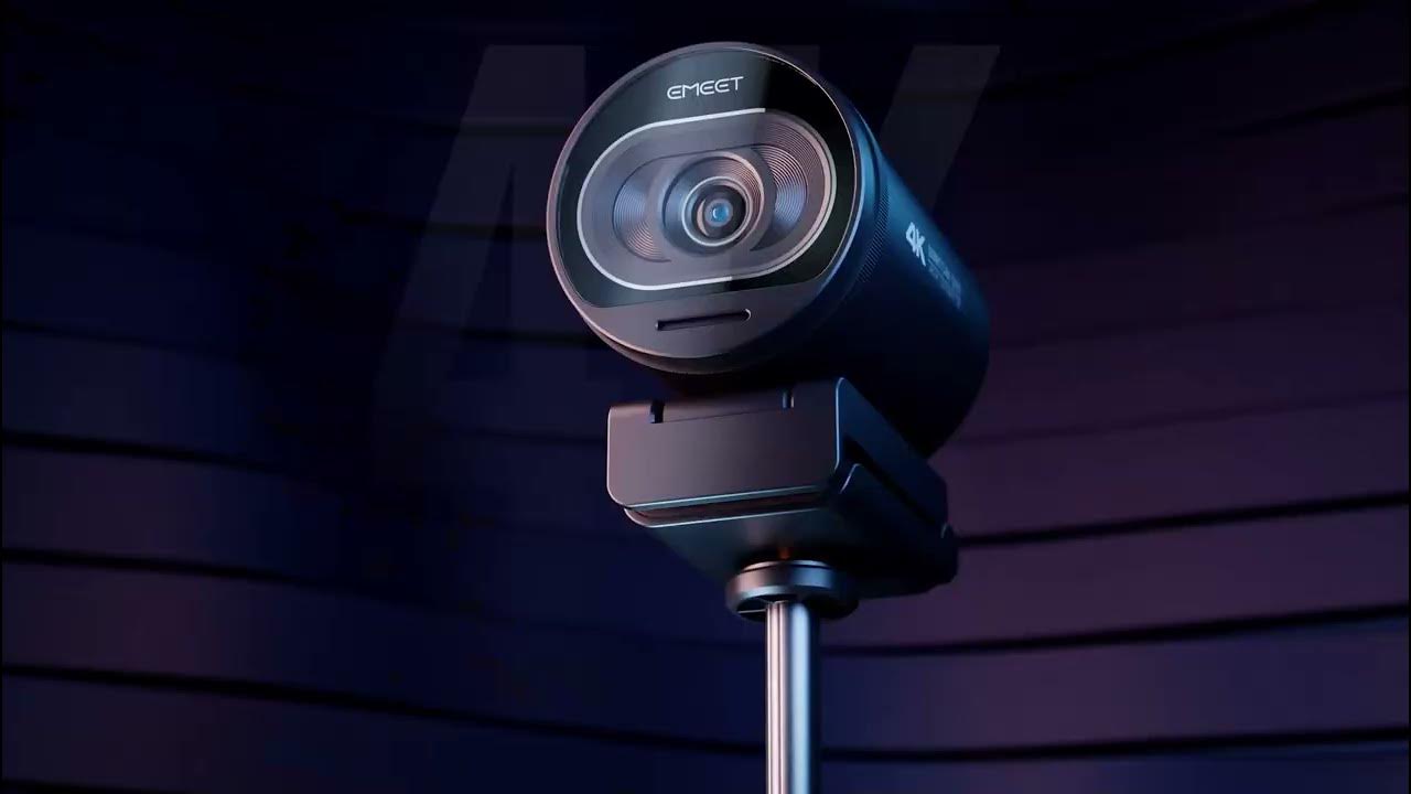 Emeet SmartCam S600 - Webcam Họp Trực Tuyến Góc Rộng, Độ Phân Giải 4K, Tốc Độ 60FPS, Tự Động Lấy Nét Chỉnh Sáng [TẶNG CHÂN WEBCAM] - Hàng chính hãng