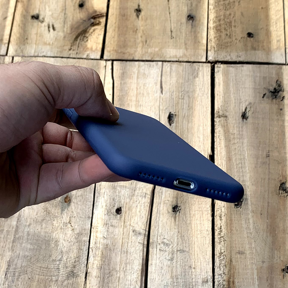 Ốp lưng dẻo mỏng màu xanh dương dành cho iPhone XS Max - Hàng chính hãng