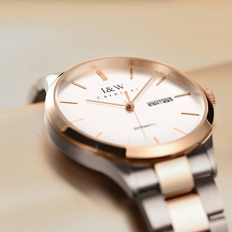 Đồng hồ nam chính hãng IW CARNIVAL IW530G-1 Kính sapphire ,chống xước ,Chống nước 30m ,Bh 24 tháng,Máy cơ(Automatic),dây thép không gỉ 316L
