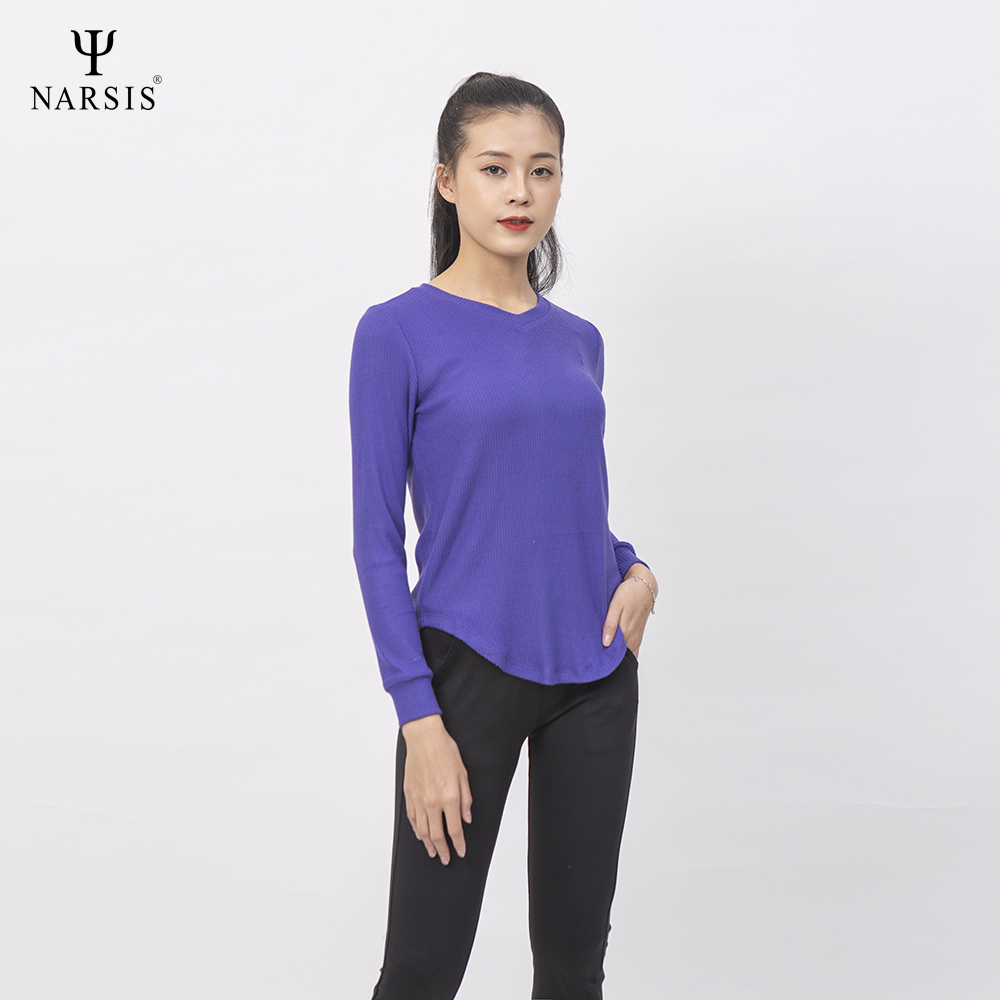 Áo thu đông nữ Narsis L0068 màu tím