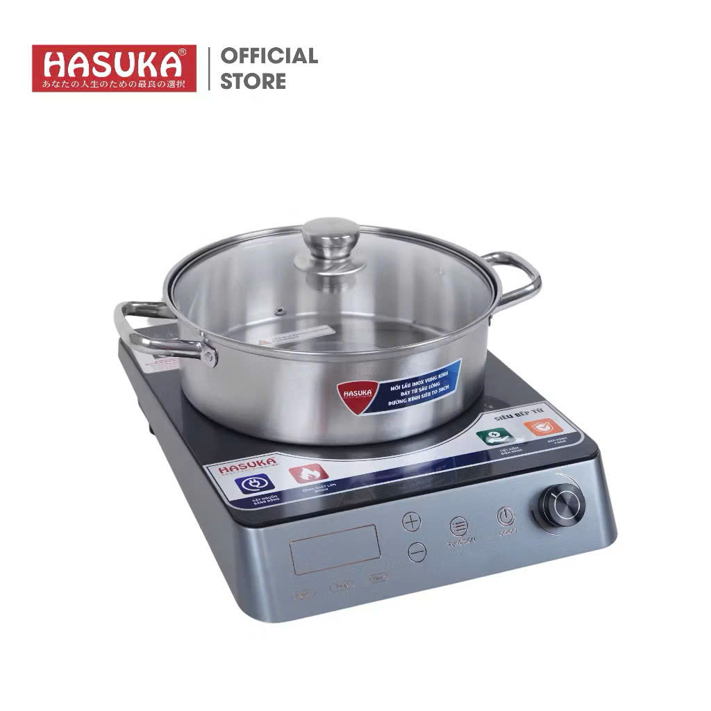 Bếp từ đơn HASUKA HSK-630 công suất 2850W, bếp điện từ đa chức năng -HÀNG CHÍNH HÃNG