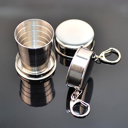 Cốc gấp gọn inox bền đẹp vệ sinh