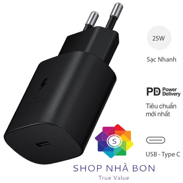 Củ sạc nhanh 25W Type_C PD dành cho Samsung