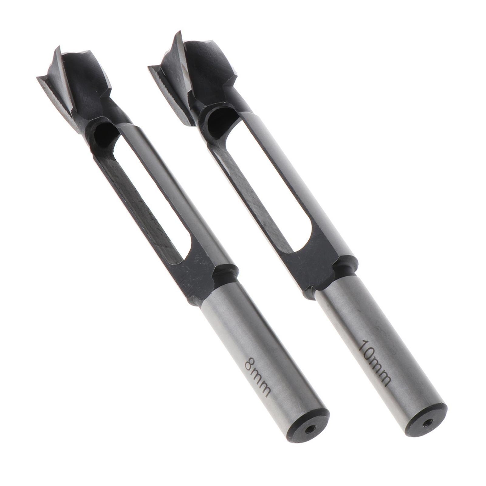 Carbon Steel Shank Drill Bit Set 8mm 10mm for Woodworking Tool Wood Plug Cutter