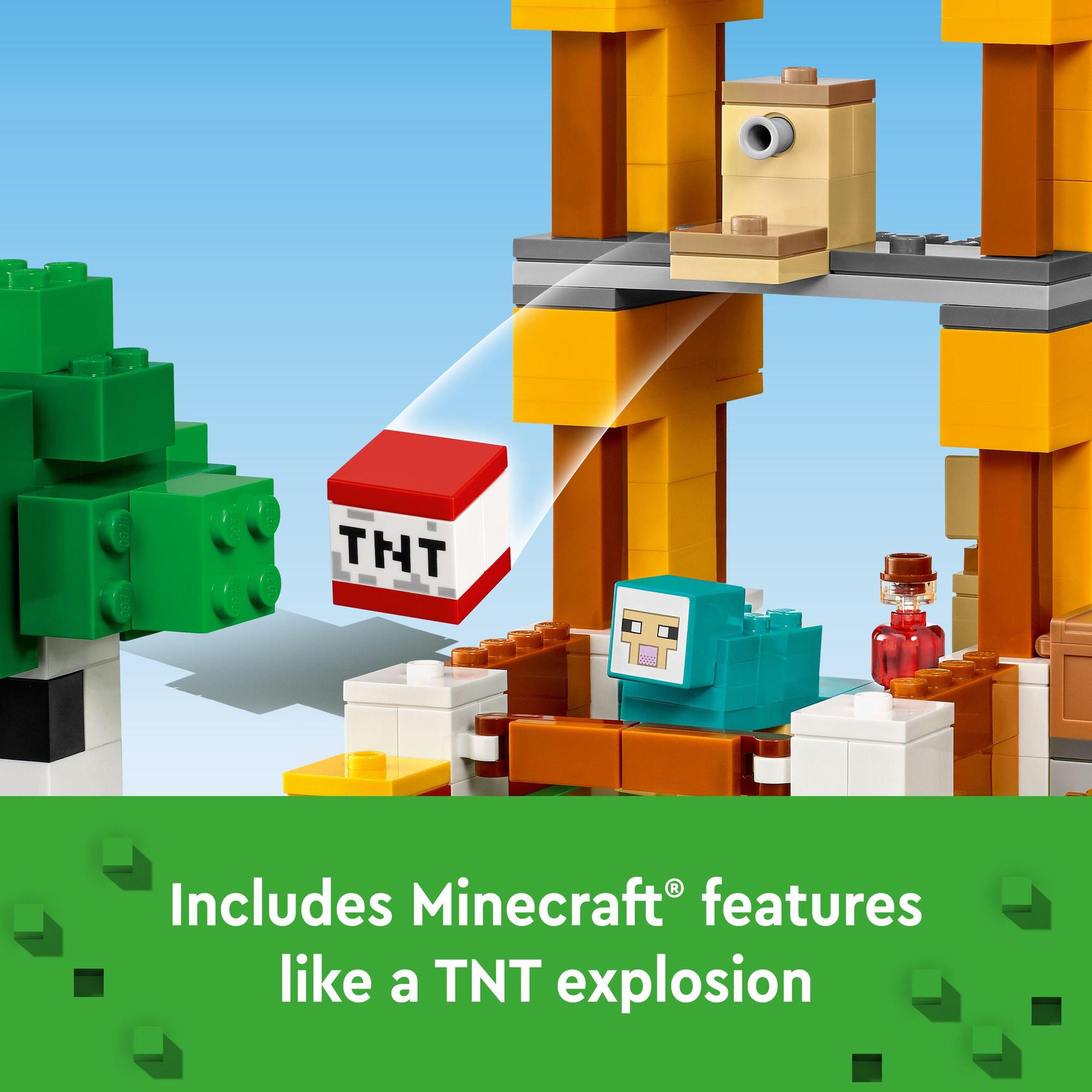 LEGO Minecraft 21249 Đồ chơi lắp ráp Bộ Lắp Ráp Minecraft Sáng Tạo 4.0 (605 chi tiết)