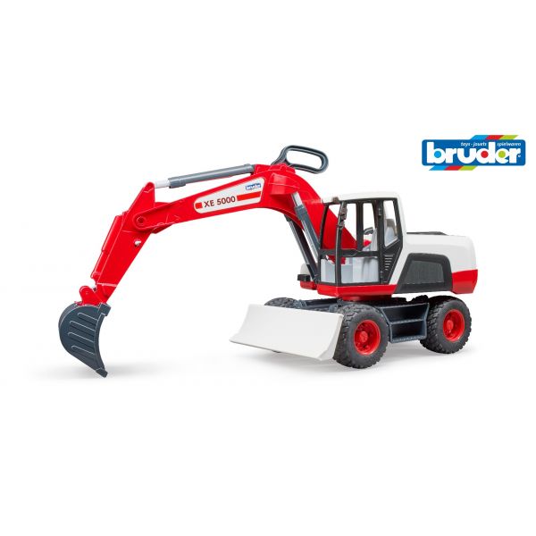 Đồ chơi dạng mô hình theo tỷ lệ thu nhỏ 1:16 Xe xúc đỏ BRUDER BRU03411