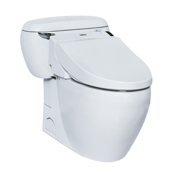 Bàn Cầu Một Khối Toto MS366W6 Kèm Nắp Rửa Điện Tử WASHLET Đa Chức Năng TCF6531Z (220V)