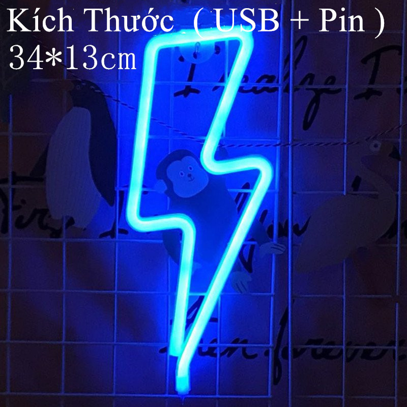 Đèn LED Đèn Neon Treo Trang Trí Đa Dạng Trang Trí Phòng ,Tiệc Cưới,Sinh Nhật