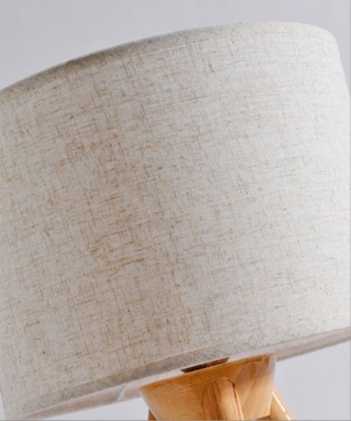 Đèn ngủ để bàn LN200 đế gỗ kèm bóng Led 3 chân phong cách VINTAGE