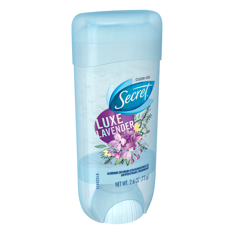 Lăn Khử Mùi Cơ Thể Secret Fresh Antiperspirant Deodorant Clear Gel Luxe Lavender 73g