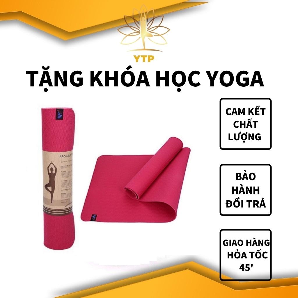 Thảm Tập Yoga Siêu Bám 5mm, CÓ CHỨNG NHẬN SGS AN TOÀN SỨC KHỎE GKK