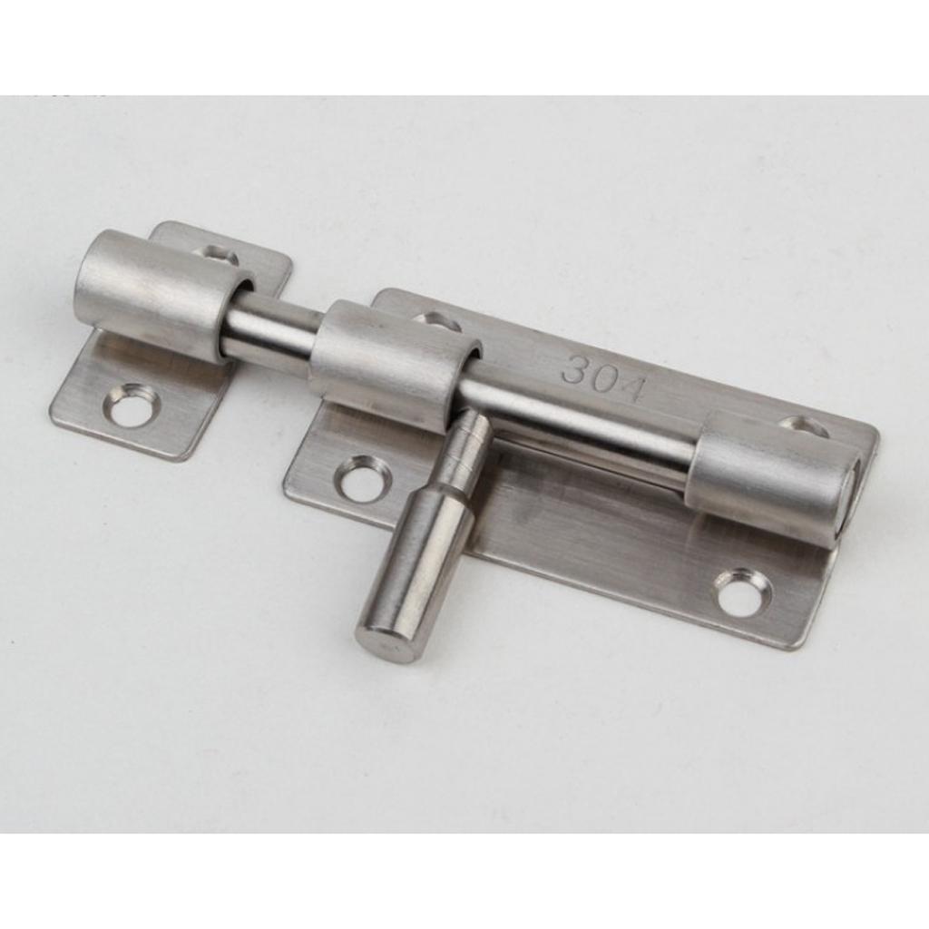 2X Door Window Latch Bolt Gate Lock Stainless Steel Door Hasp Latch Bolt