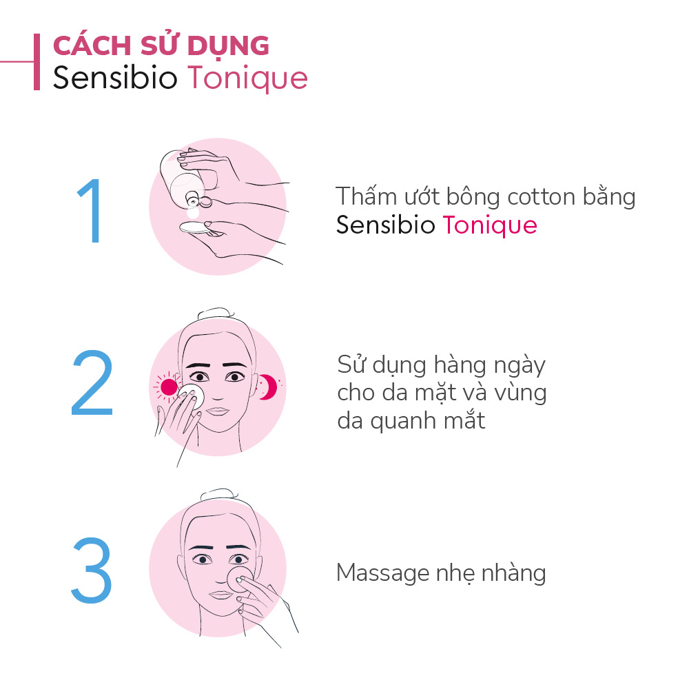 Dung dịch cân bằng, dưỡng ẩm và làm dịu cho da nhạy cảm Bioderma Sensibio Tonique