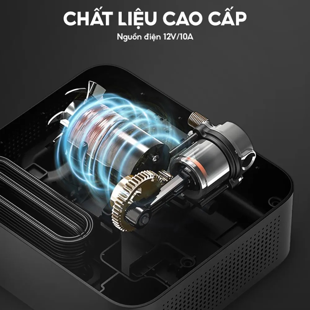 Bơm lốp ô tô 70mai Midrive TP03 bơm điện đa năng áp suất lớn, chân tẩu ô tô - Hàng chính hãng