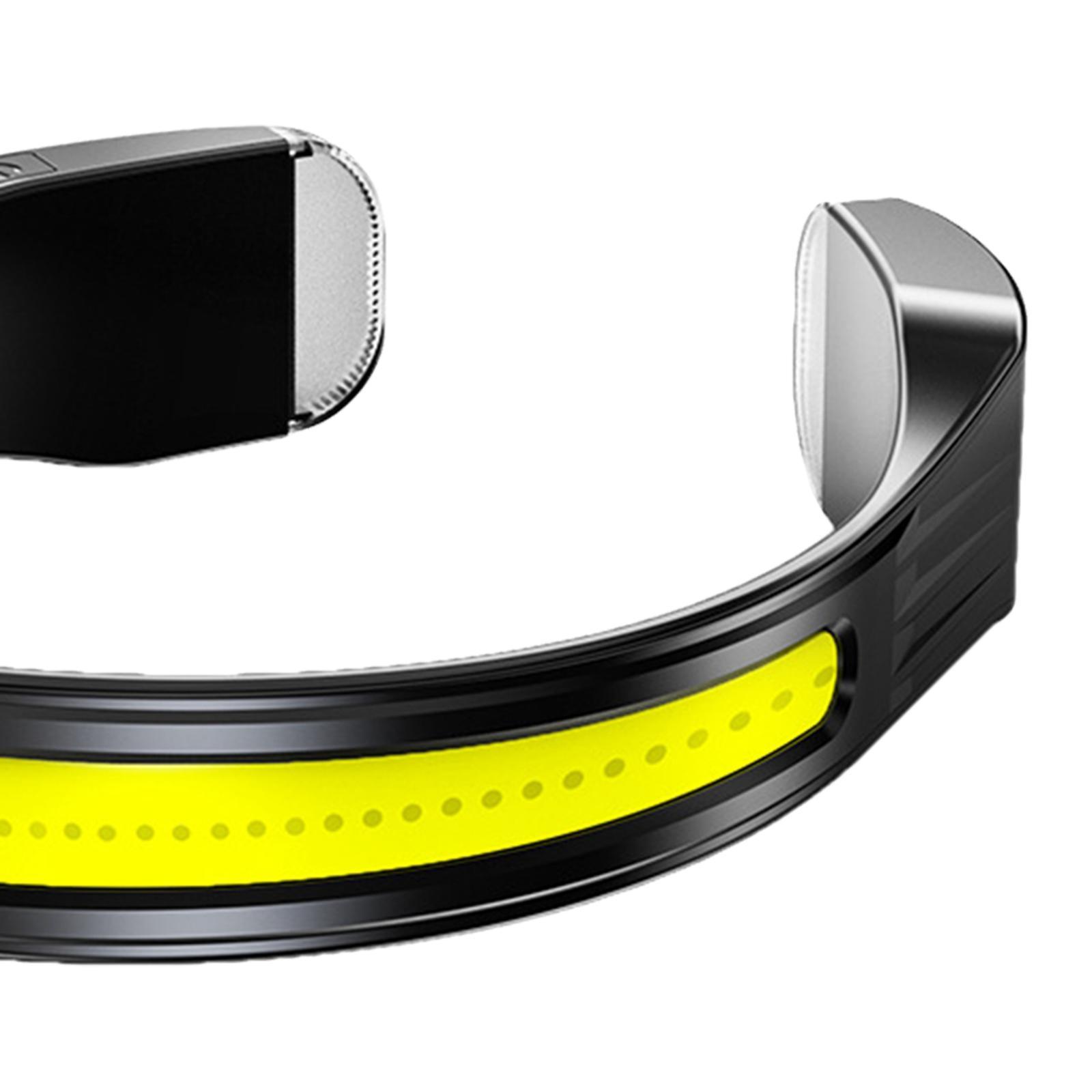 COB Headlight Waterproof Reading Light Adjustable LED  for Camping