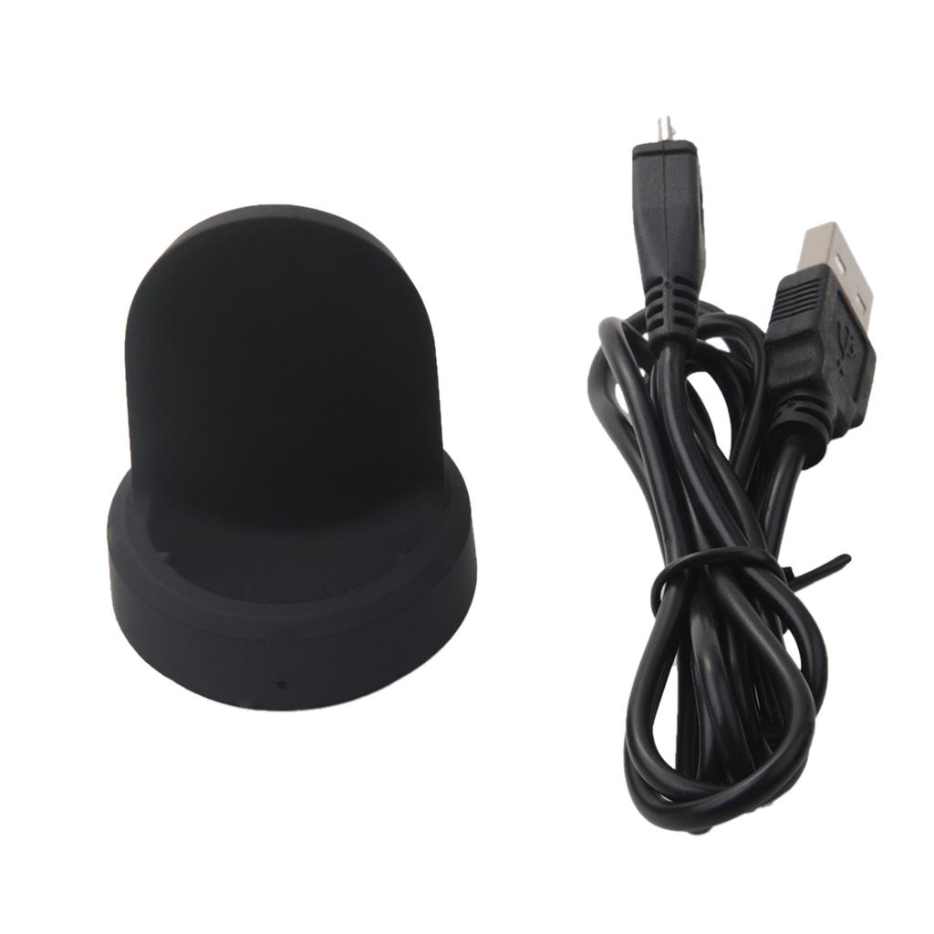 Qi Wireless Charging Dock Cradle + Charger Cable for Samsung Gear S3 Classic/ Frontier Smart Watch