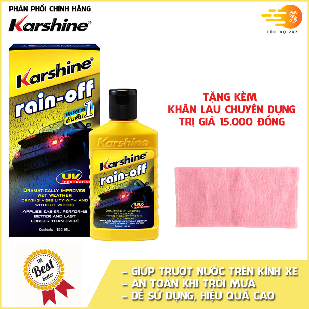 Dung dịch chống bám nước trên kính xe Karshine KA-RO150