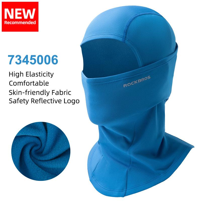 Rockbros giữ ấm Balaclava Phụ nữ mùa đông Mũ bảo hiểm xe máy Mũ bảo hiểm xe đạp bên trong xe đạp trượt tuyết mặt nạ Color: Style B black